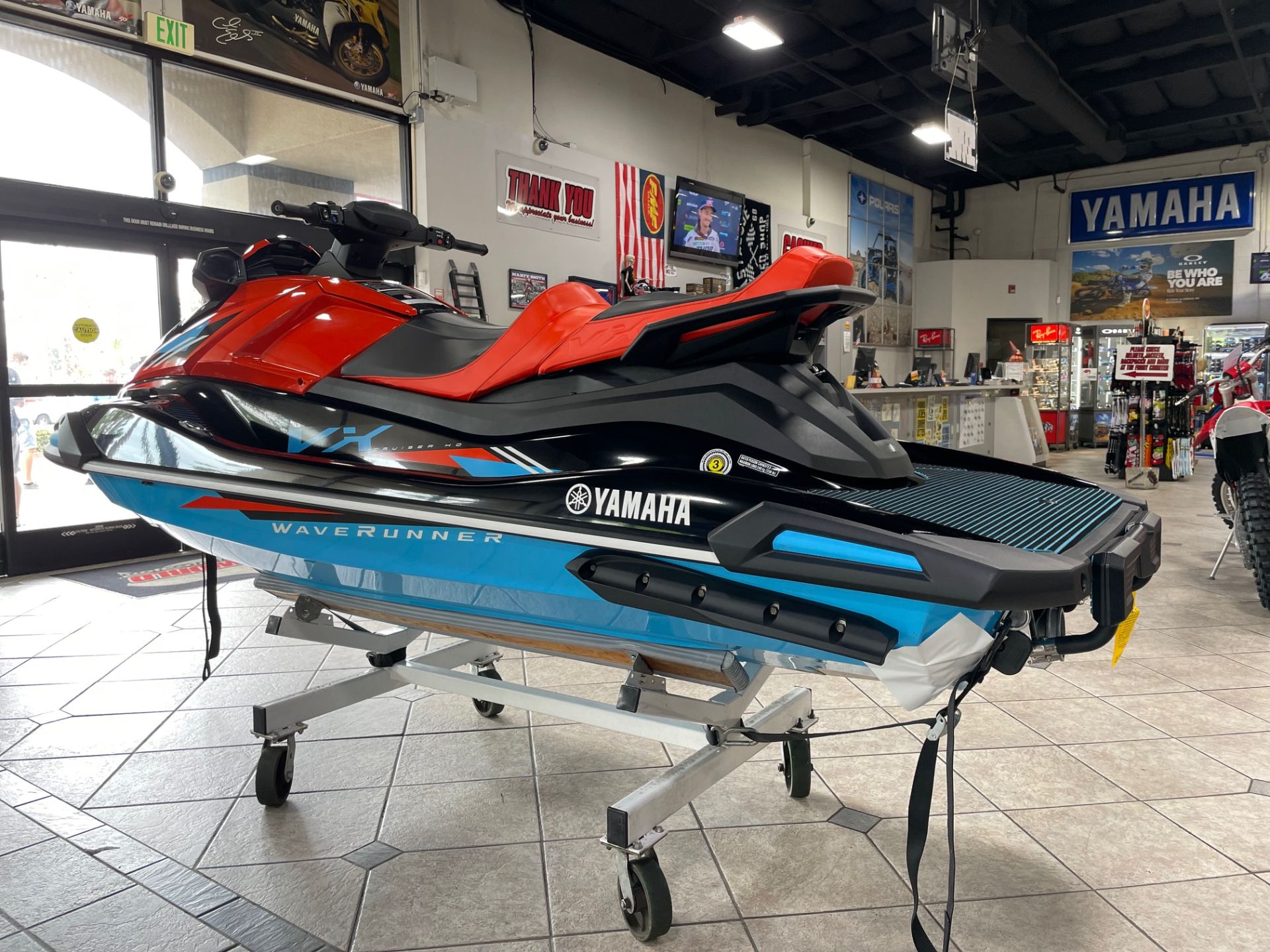 New 22 Yamaha Vx Cruiser Ho Watercraft In El Cajon Ca N A Black Neon Lava