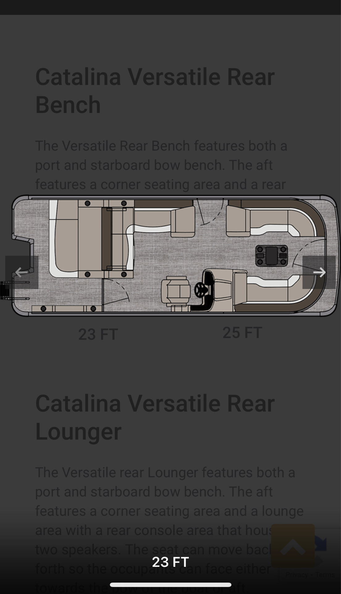 2023 Avalon Catalina Versatile Rear Bench in Bolivar, Missouri