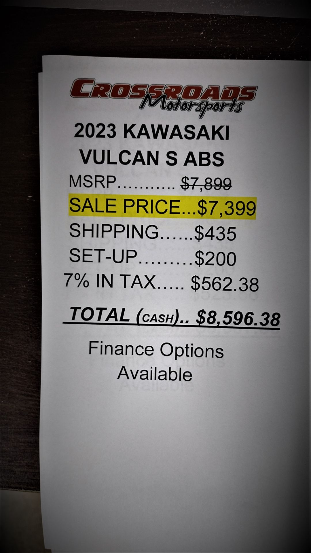 2023 Kawasaki Vulcan S ABS in Lafayette, Indiana - Photo 9