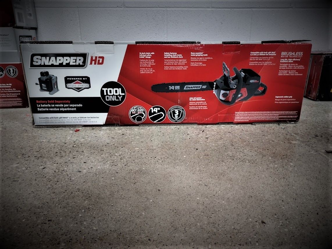Snapper 48V Max Electric Chain Saw in Lafayette, Indiana - Photo 3