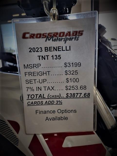 2023 Benelli TNT135 in Lafayette, Indiana - Photo 9