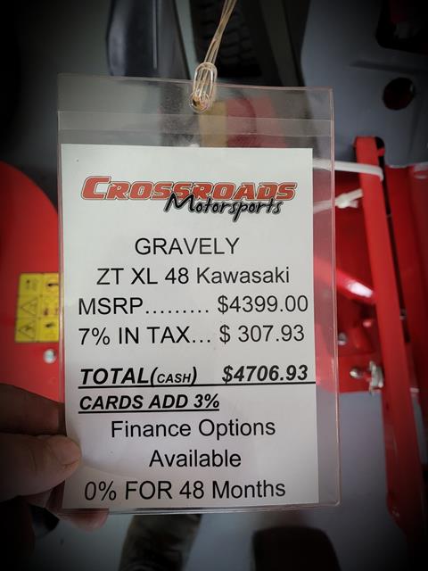 2021 Gravely USA ZT XL 48 in. Kawasaki FR691 23 hp in Lafayette, Indiana - Photo 3