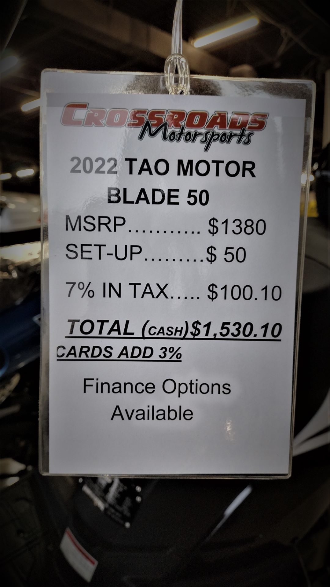 2022 Tao Motor Blade 50 in Lafayette, Indiana - Photo 8