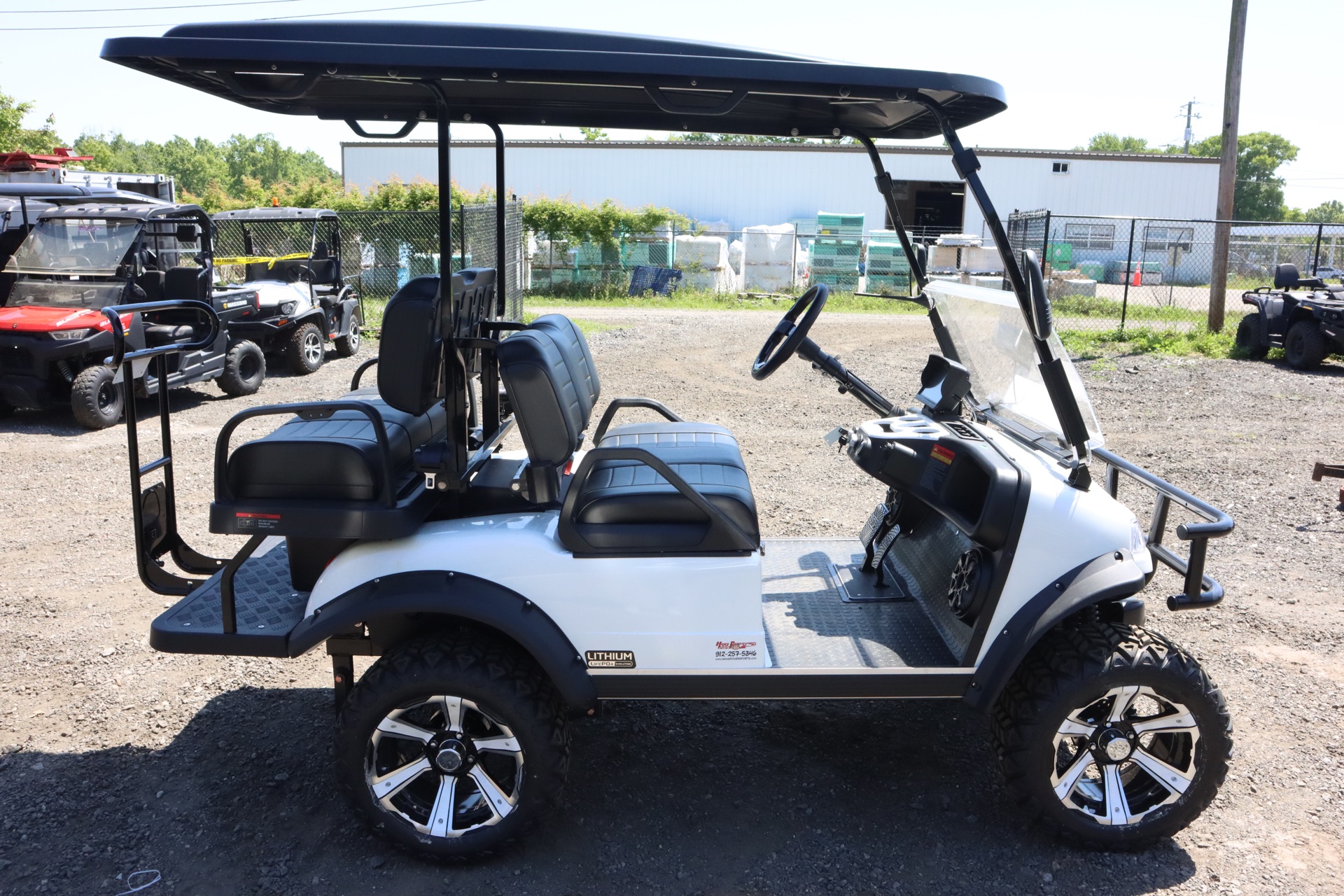 New 2023 Evolution Electric Vehicles Forester 4 PLUS White Golf Carts