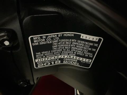 2018 Honda CBR600RR in Sanford, Florida - Photo 28