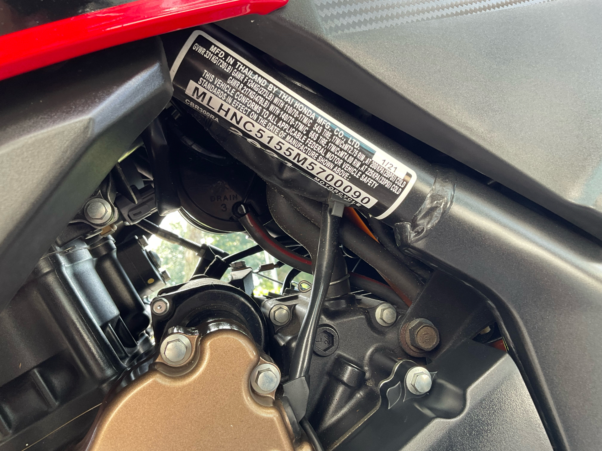 2021 Honda CBR300R ABS in Sanford, Florida - Photo 28