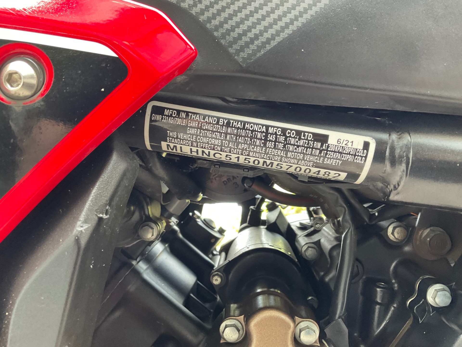 2021 Honda CBR300R ABS in Sanford, Florida - Photo 28