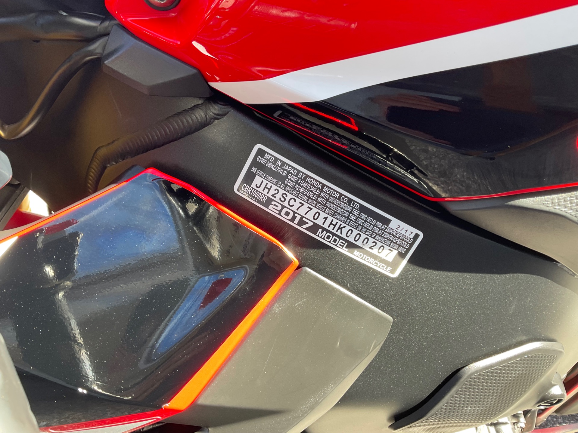 2017 Honda CBR1000RR in Sanford, Florida - Photo 28