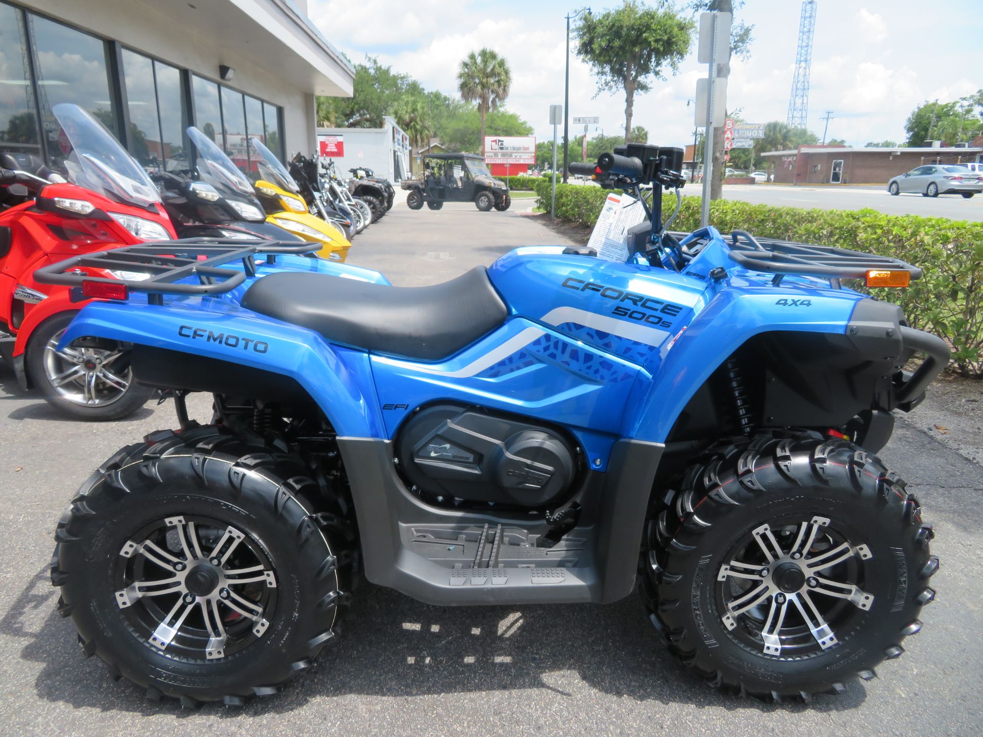 New 21 Cfmoto Cforce 500 Eps Atvs In Sanford Fl Cfm Blue