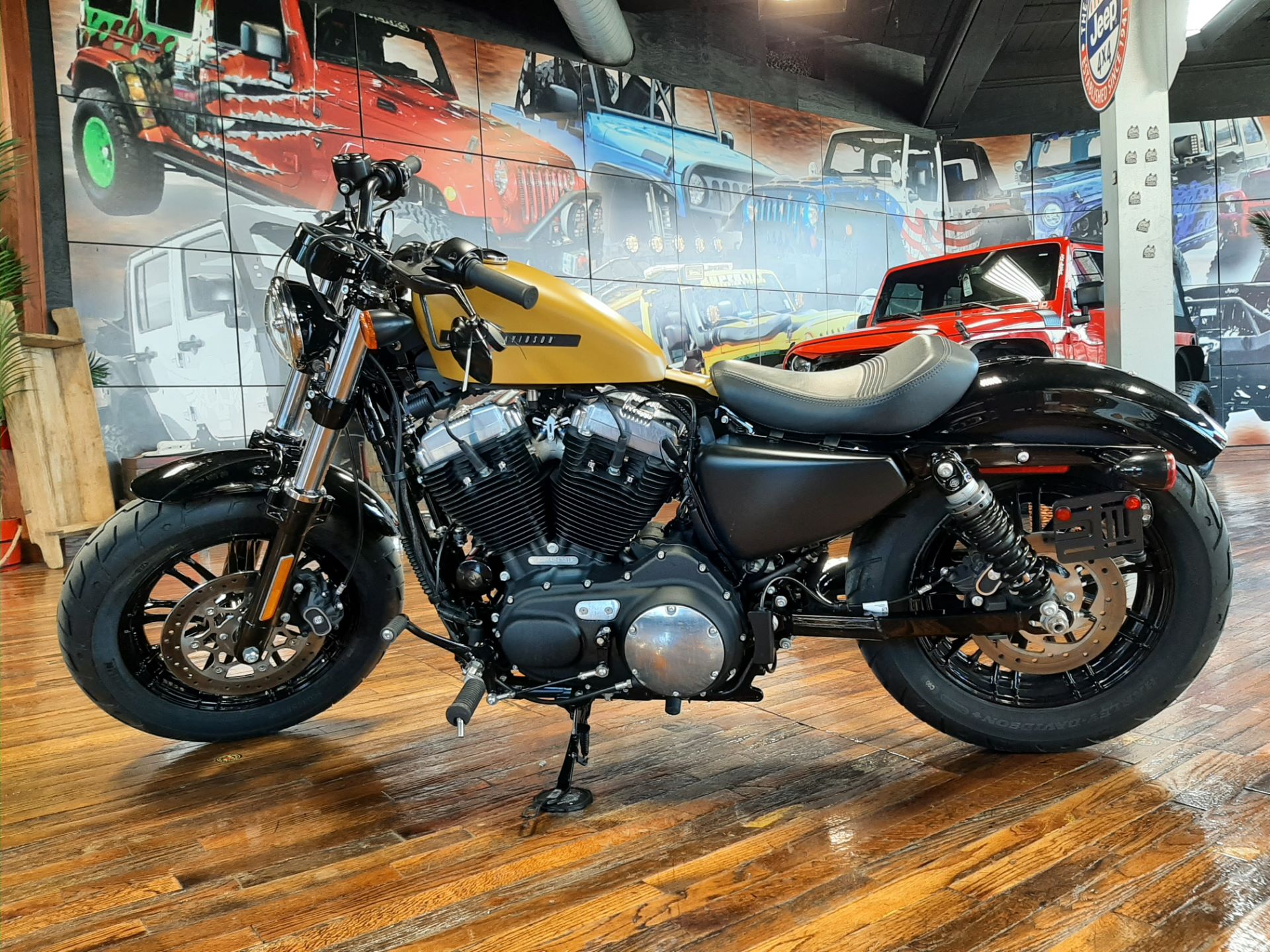 Used 2019 Harley Davidson Forty Eight Motorcycles In Laurel Ms Ms Lul 0751 4301 Rugged Gold Denim