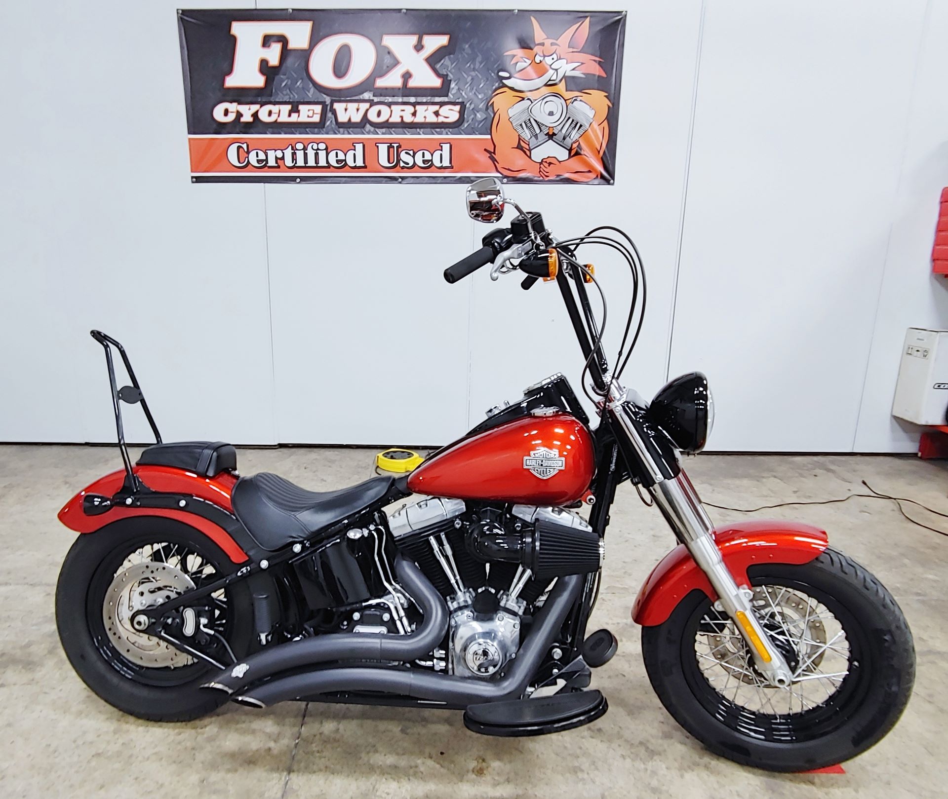 2014 softail slim sissy bar