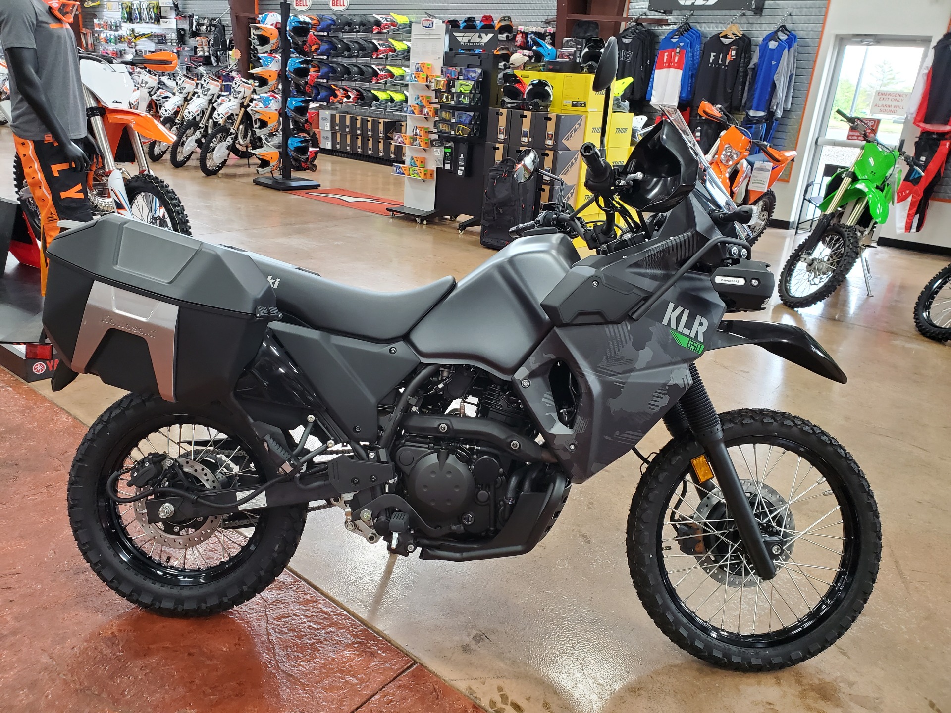 New 2022 Kawasaki KLR 650 Adventure Motorcycles in Evansville, IN Stock Number: DA03753
