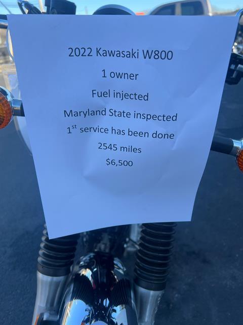 2022 Kawasaki W800 in Hanover, Maryland - Photo 8