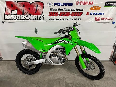 2025 Kawasaki KX 450X in West Burlington, Iowa - Photo 1