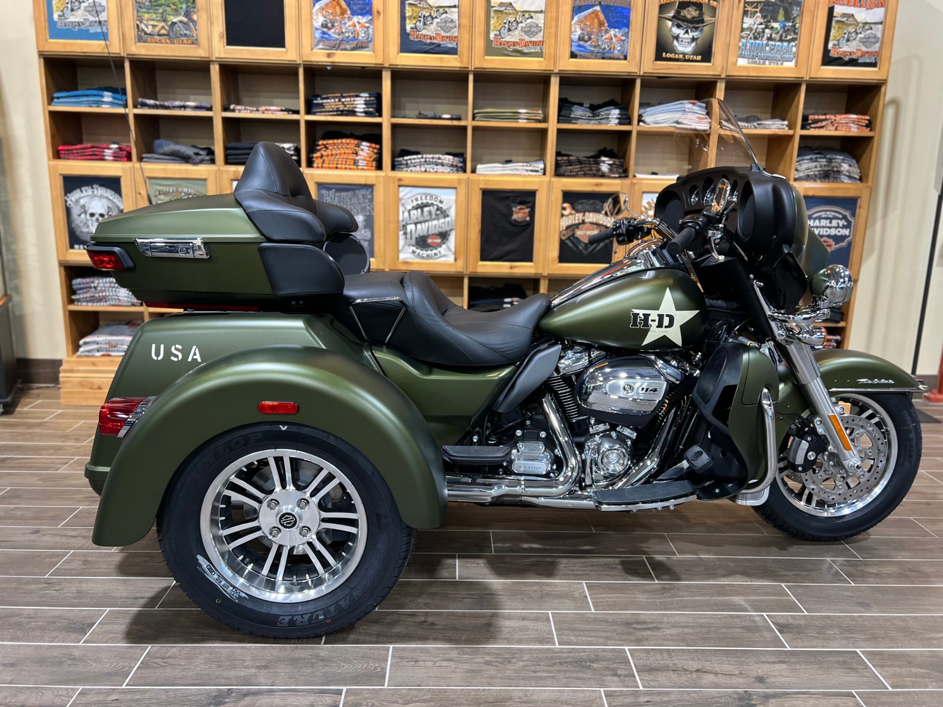 2022 Harley-Davidson Tri Glide Ultra (G.I. Enthusiast Collection) in Logan, Utah - Photo 1