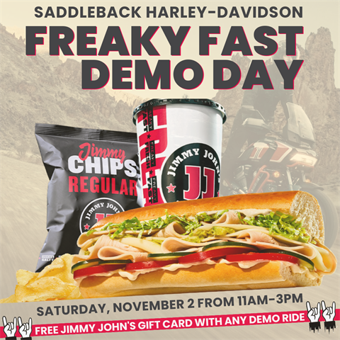 SADDLEBACK FREAKY FAST DEMO DAY 