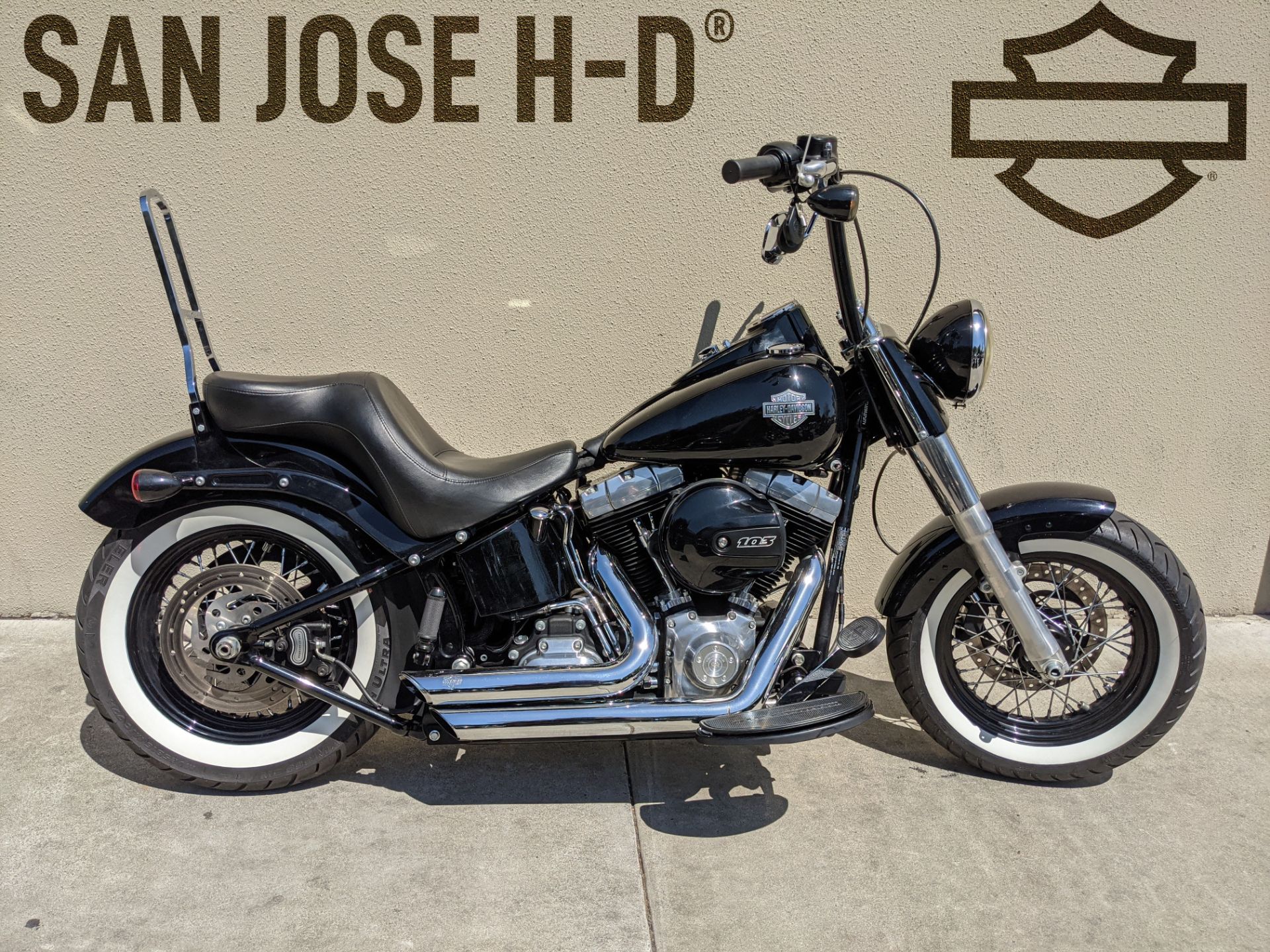 Used 2016 Harley Davidson Softail Slim Vivid Black Motorcycles In San Jose Ca U017377