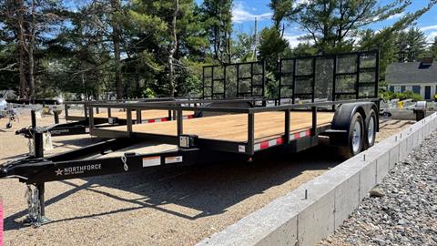 2022 North Force Utility Trailer 7K 7'X16' Tandem in Barrington, New Hampshire