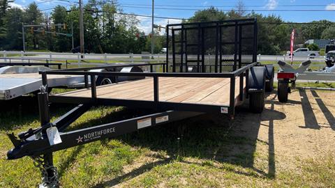 2022 North Force Utility Trailer 3.5K 7X12 Tube Top in Barrington, New Hampshire