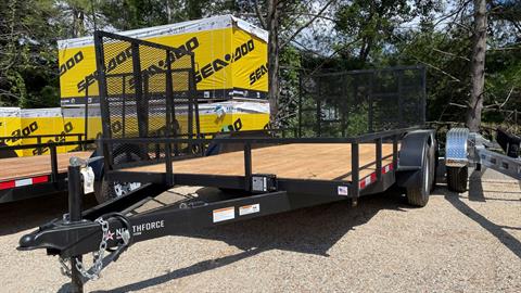 2022 North Force Utility Trailer 7K 7X14 Tandem Axle Tube Top in Barrington, New Hampshire - Photo 6