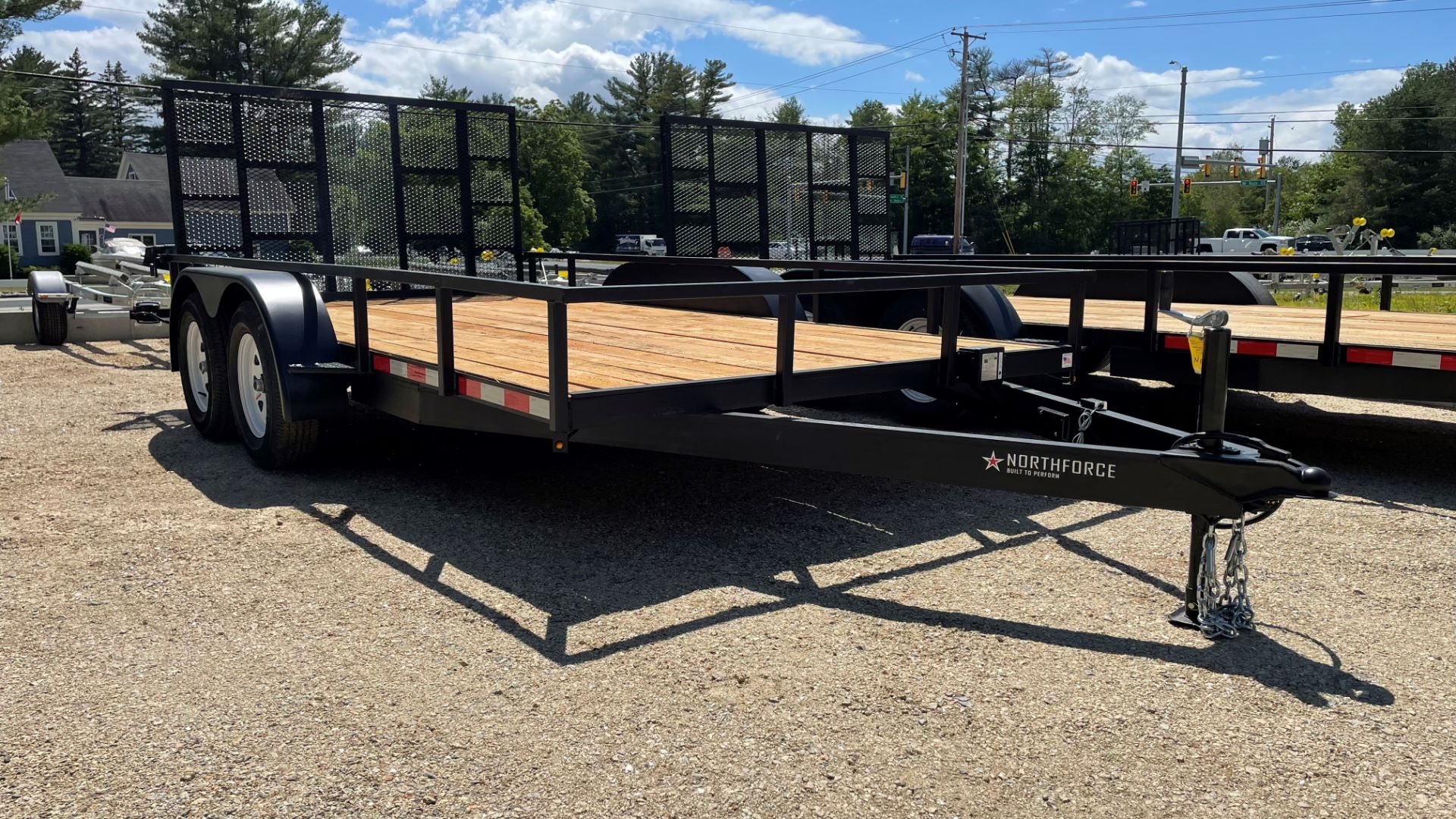 2022 North Force Utility Trailer 7K 7X14 Tandem Axle Tube Top in Barrington, New Hampshire
