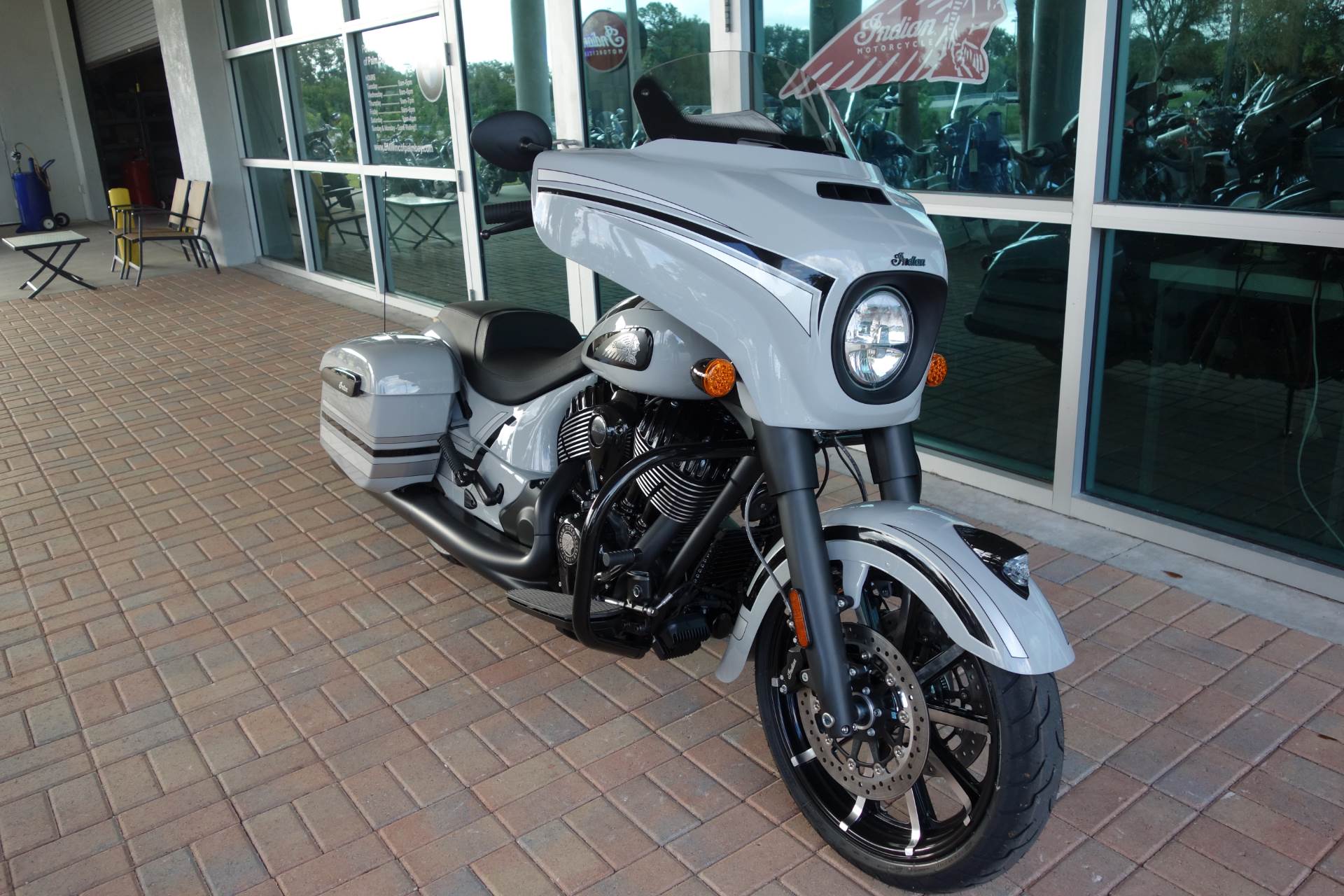 New 2020 Indian Chieftain® Dark Horse® Icon Series Ghost Gray with ...