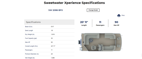 2022 Sweetwater 2086BFX in Lafayette, Louisiana - Photo 6
