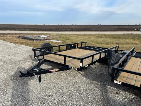 2025 H&H 82 x 14 Rail Side Utility Trailer in Ottumwa, Iowa - Photo 3