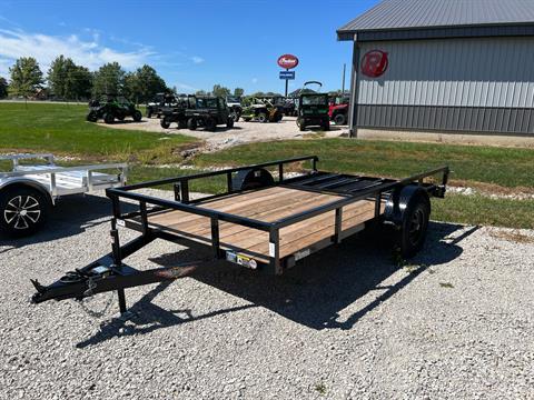 2025 H&H 82x12 Rail Side Utility Trailer in Ottumwa, Iowa