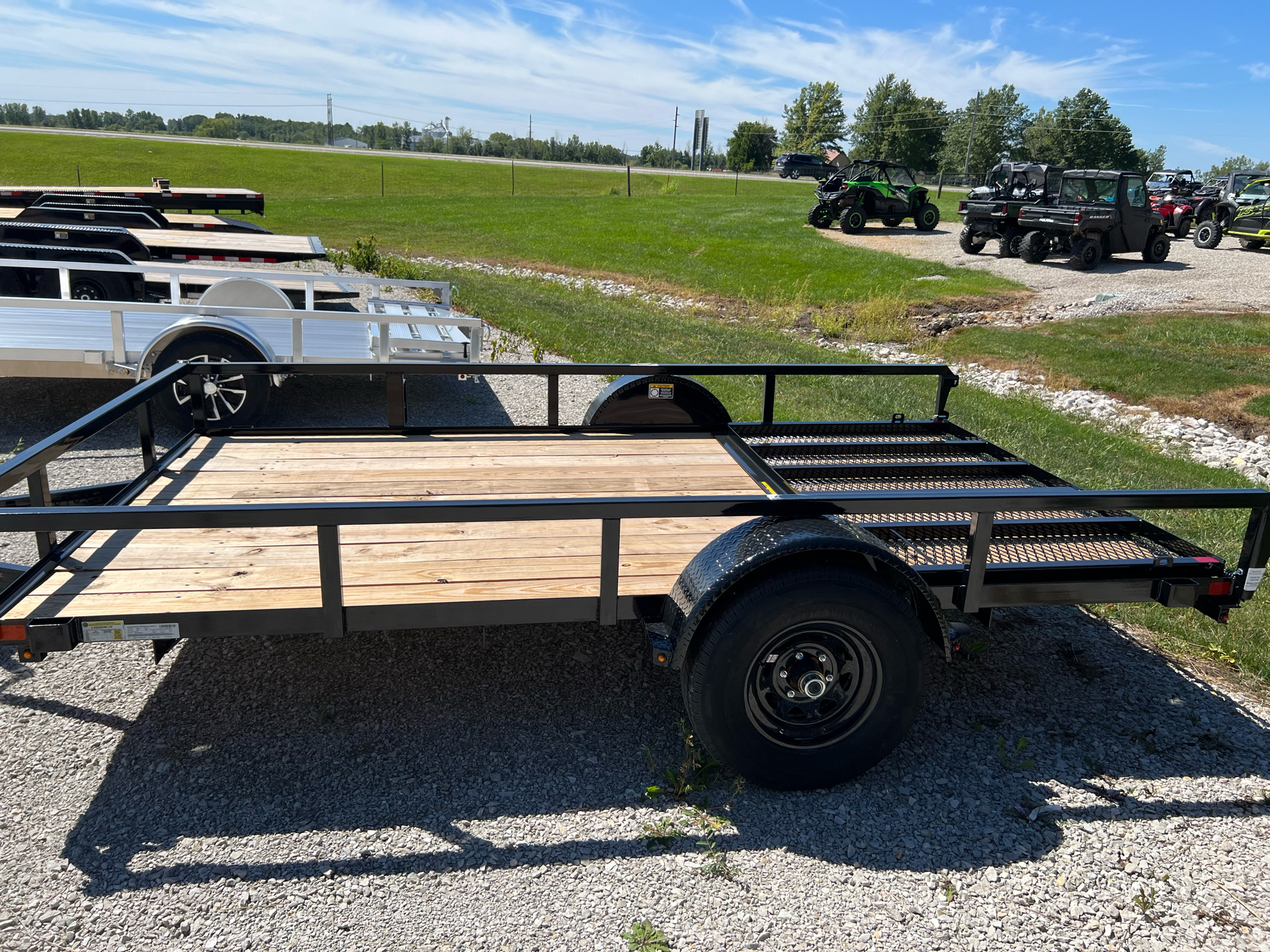 2025 H&H 82x12 Rail Side Utility Trailer in Ottumwa, Iowa - Photo 2