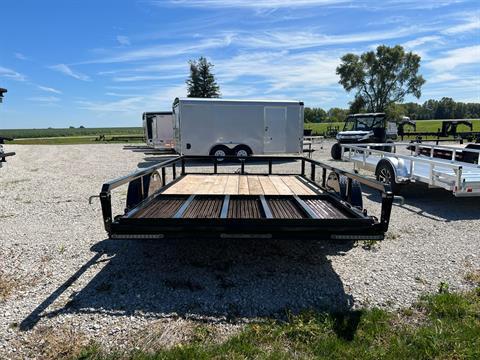 2025 H&H 82x12 Rail Side Utility Trailer in Ottumwa, Iowa - Photo 3