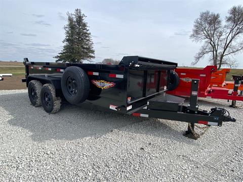 2024 H&H 83x14 Industrial Dump Trailer 14K Scissor in Ottumwa, Iowa