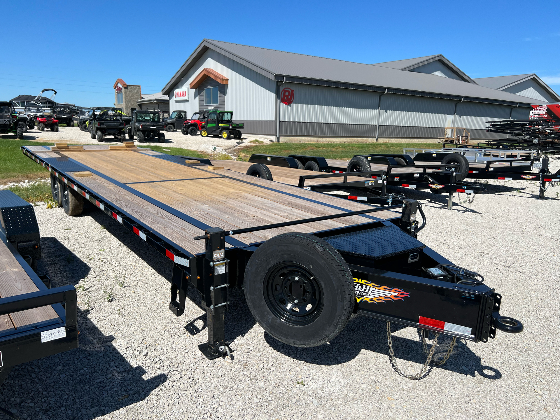 2024 H&H 102x30 Low Profile Flatbed Bumper Pull in Ottumwa, Iowa - Photo 2