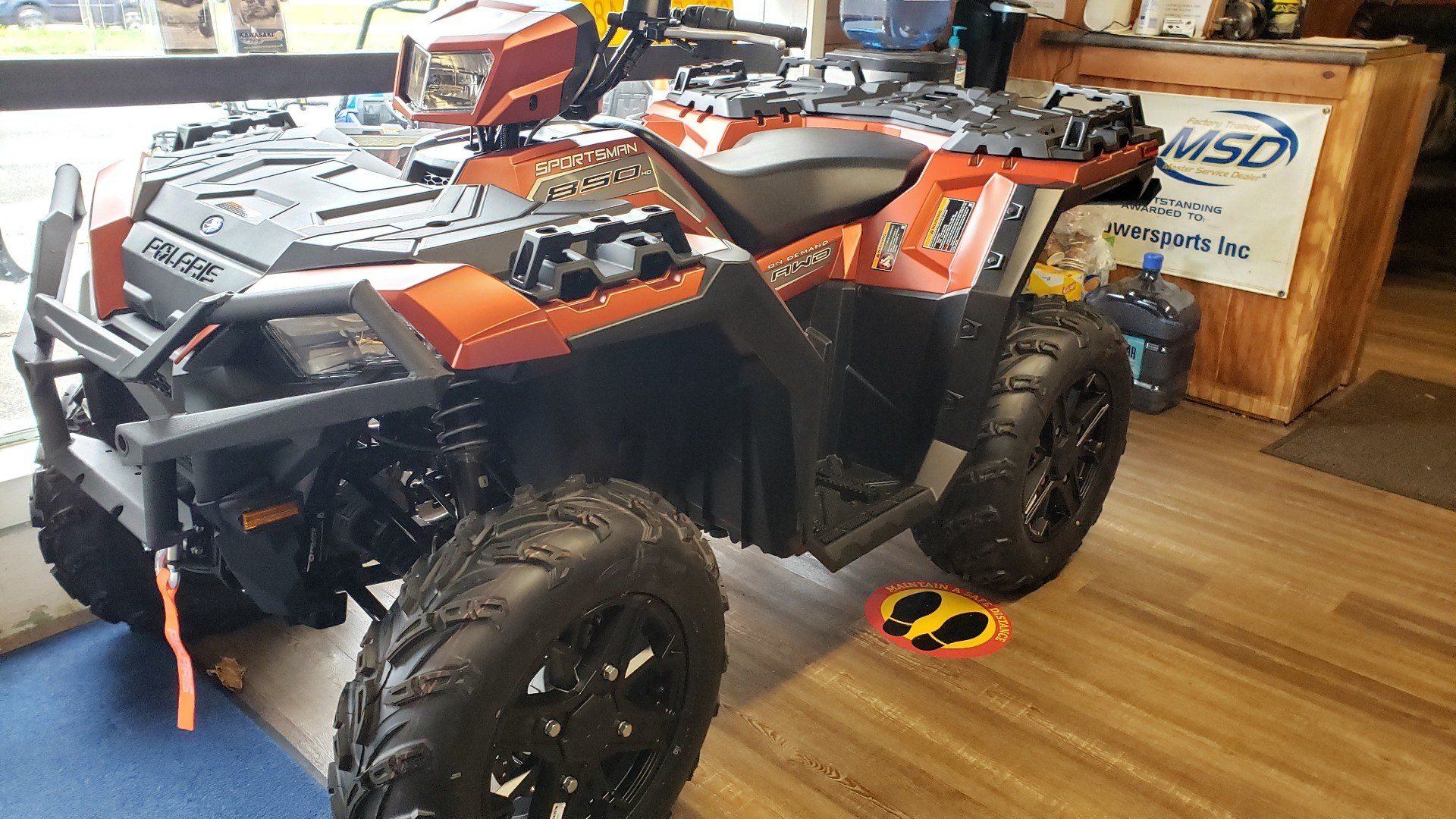 New 21 Polaris Sportsman 850 Premium Trail Package Matte Orange Rust Atvs In Ledgewood Nj Sold