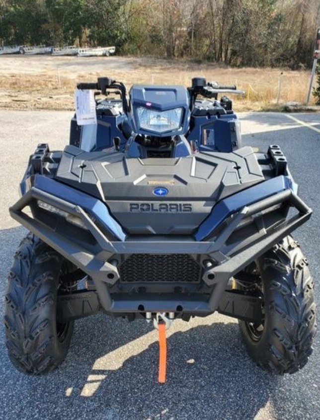 New 21 Polaris Sportsman 850 Premium Trail Package Steel Blue Atvs In Ledgewood Nj Available