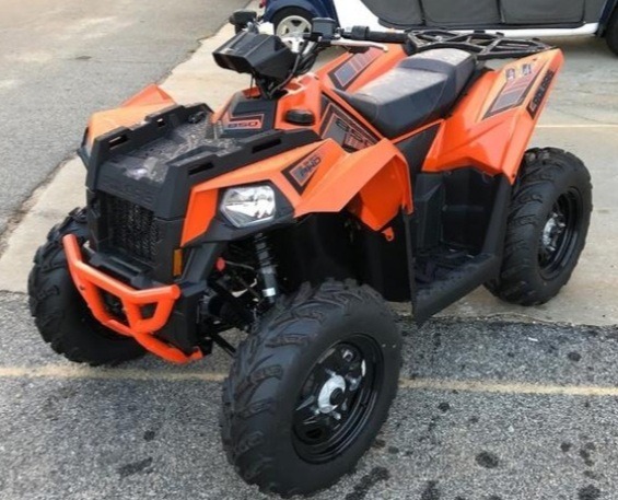 New 21 Polaris Scrambler 850 Orange Burst Atvs In Ledgewood Nj Sold