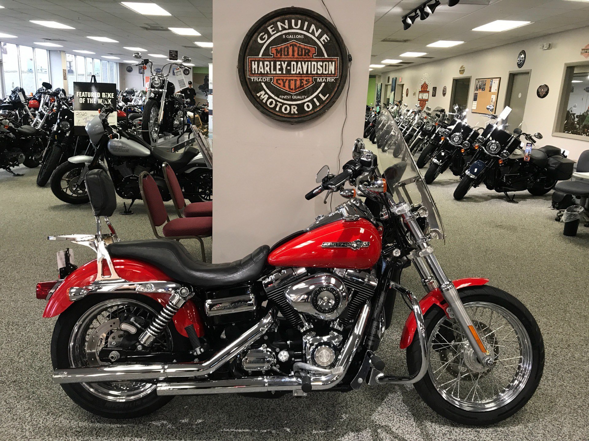 Used 2011 Harley Davidson Dyna Super Glide Custom Scarlet Red Motorcycles In Knoxville Tn 332078
