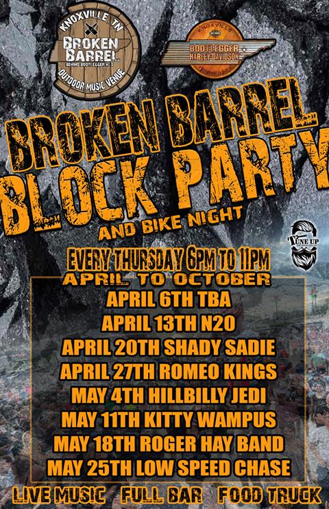 Block Party at the Broken Barrel
