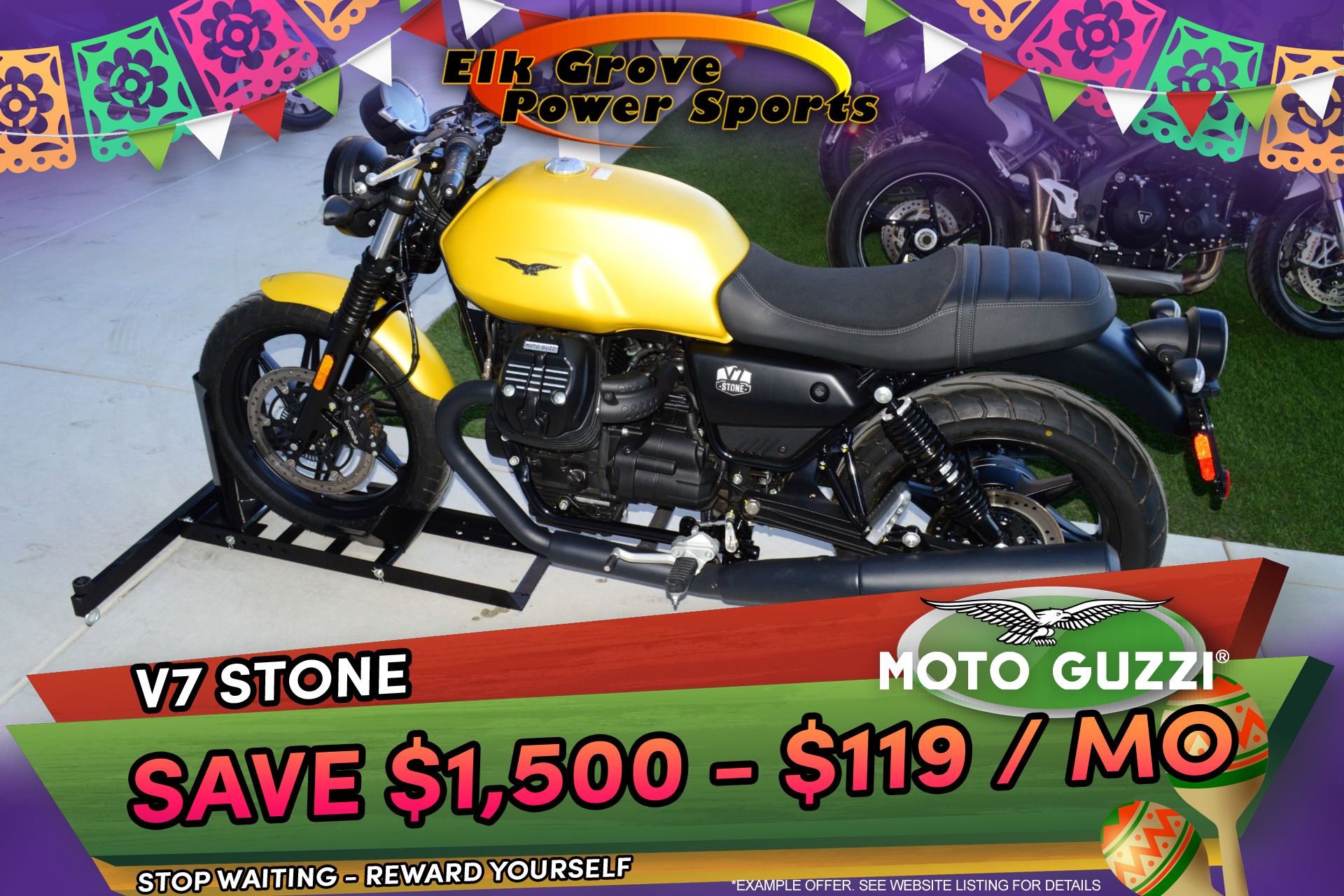 2022 Moto Guzzi V7 Stone in Elk Grove, California - Photo 1