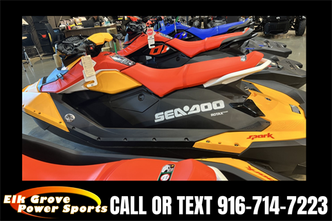 2022 Sea-Doo Spark 3up 90 hp iBR, Convenience Package + Sound System in Elk Grove, California - Photo 1
