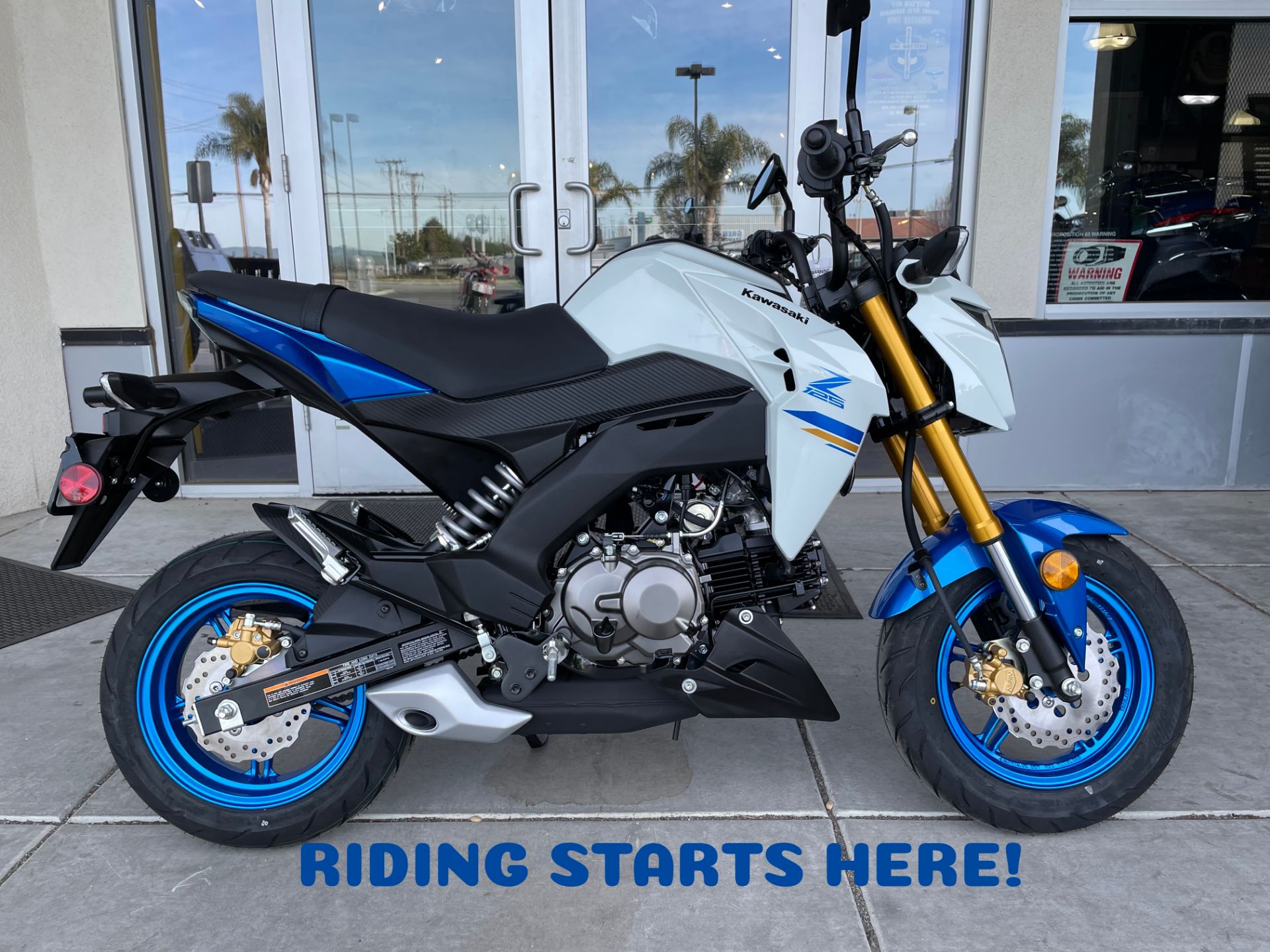 2022 Kawasaki Z125 Pro in Hollister, California - Photo 1