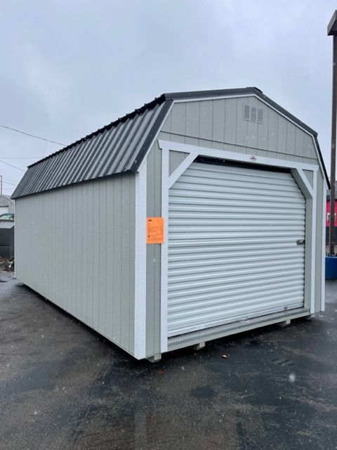 2024 Barnyard Outfitters Lofted Barn 9' Garage Package in Arcade, New York - Photo 1