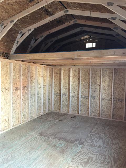 2024 Barnyard Outfitters Lofted Barn 9' Garage Package in Arcade, New York - Photo 5
