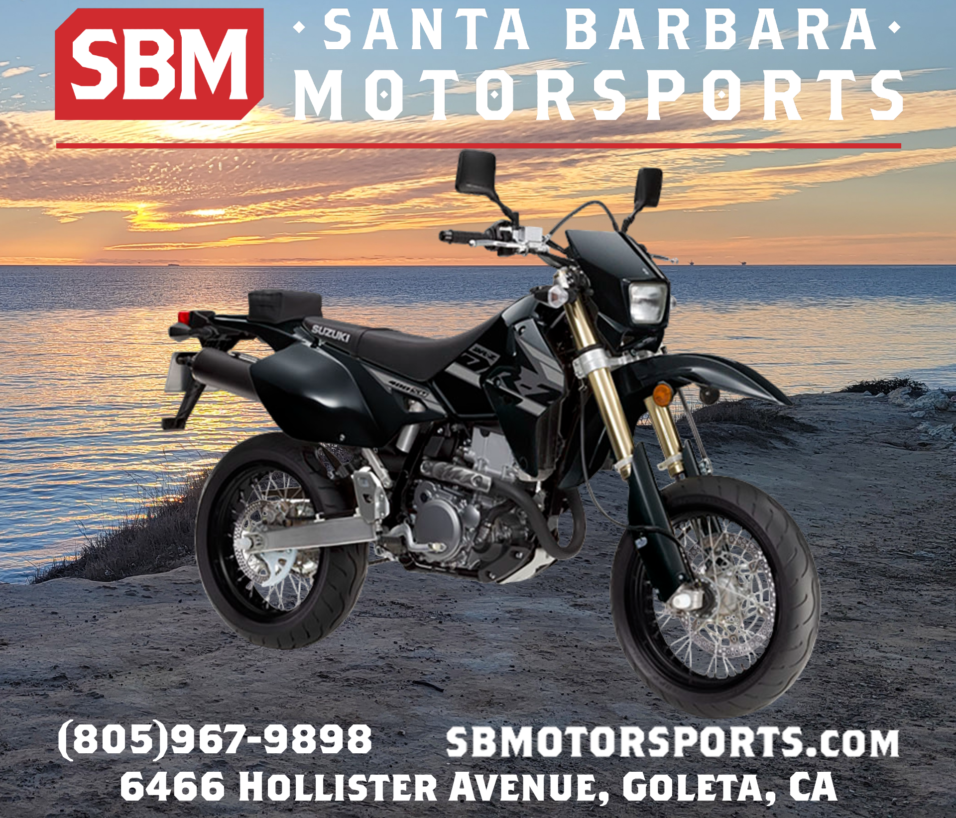 2024 Suzuki DR-Z400SM in Goleta, California - Photo 1