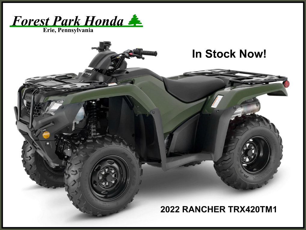 2022 Honda FourTrax Rancher in Erie, Pennsylvania - Photo 1