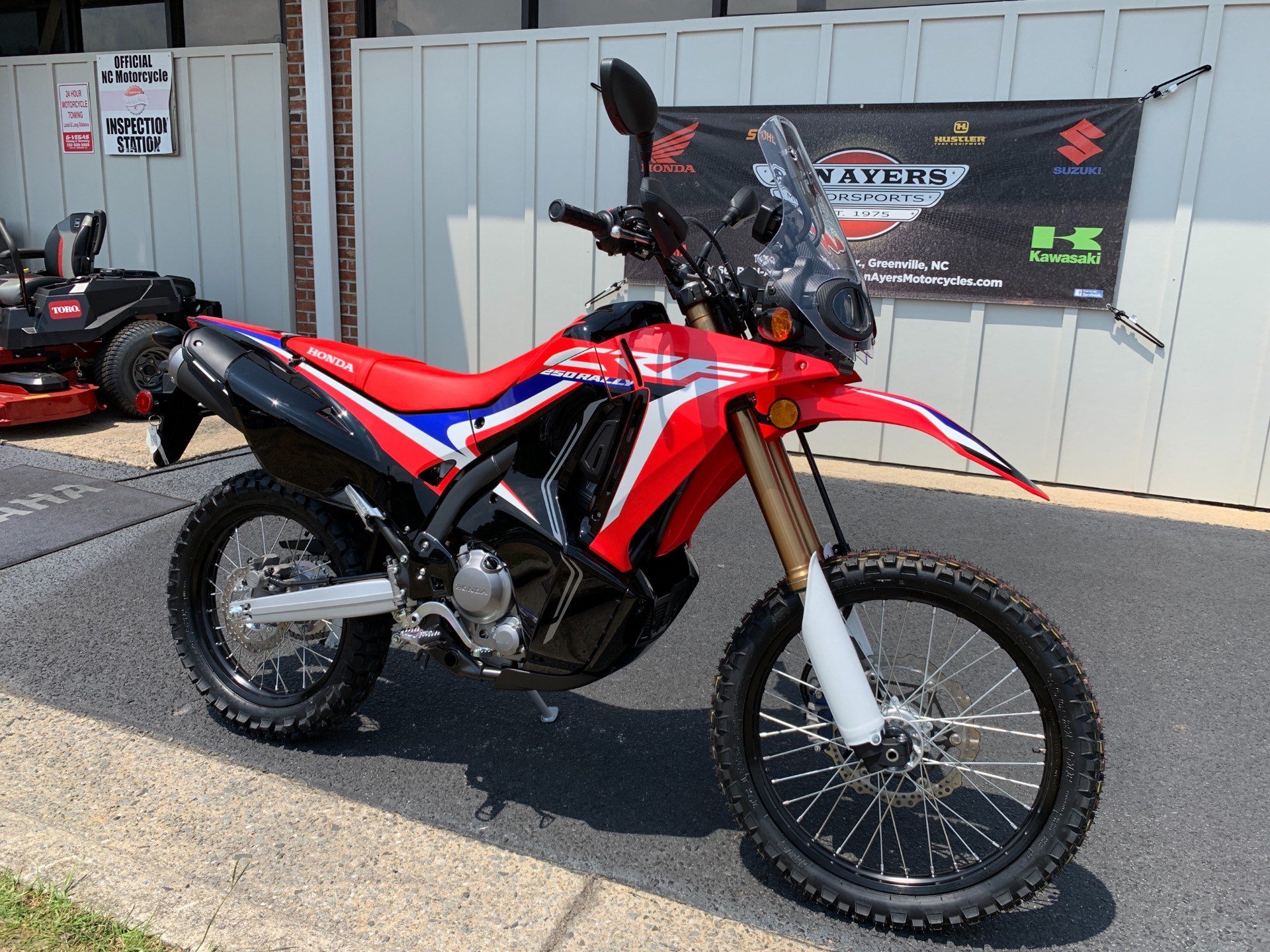 New 2019 Honda Crf250l Rally Motorcycles In Greenville Nc Stock Number N A