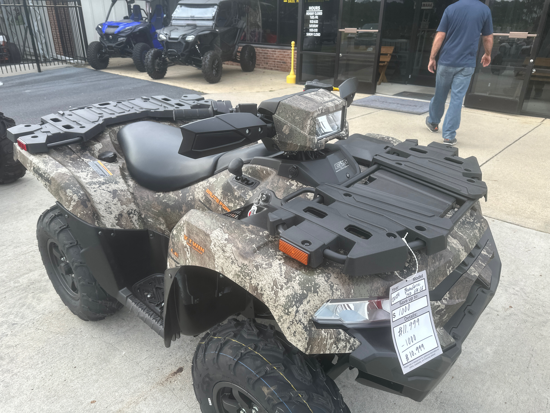 2024 Kawasaki Brute Force 750 LE EPS Camo in Greenville, North Carolina - Photo 10