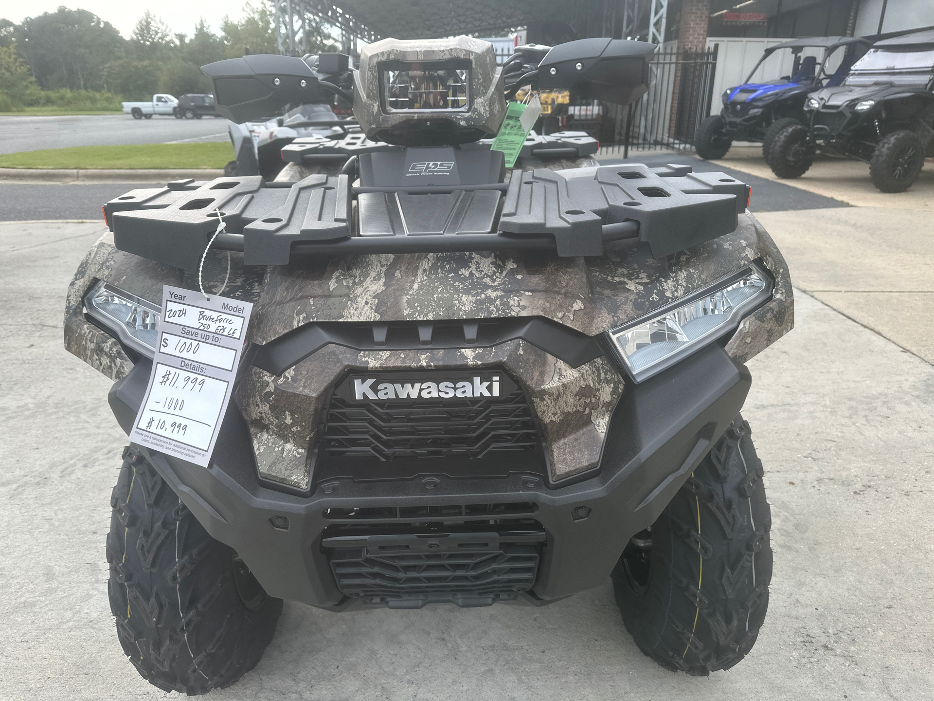 2024 Kawasaki Brute Force 750 LE EPS Camo in Greenville, North Carolina - Photo 15