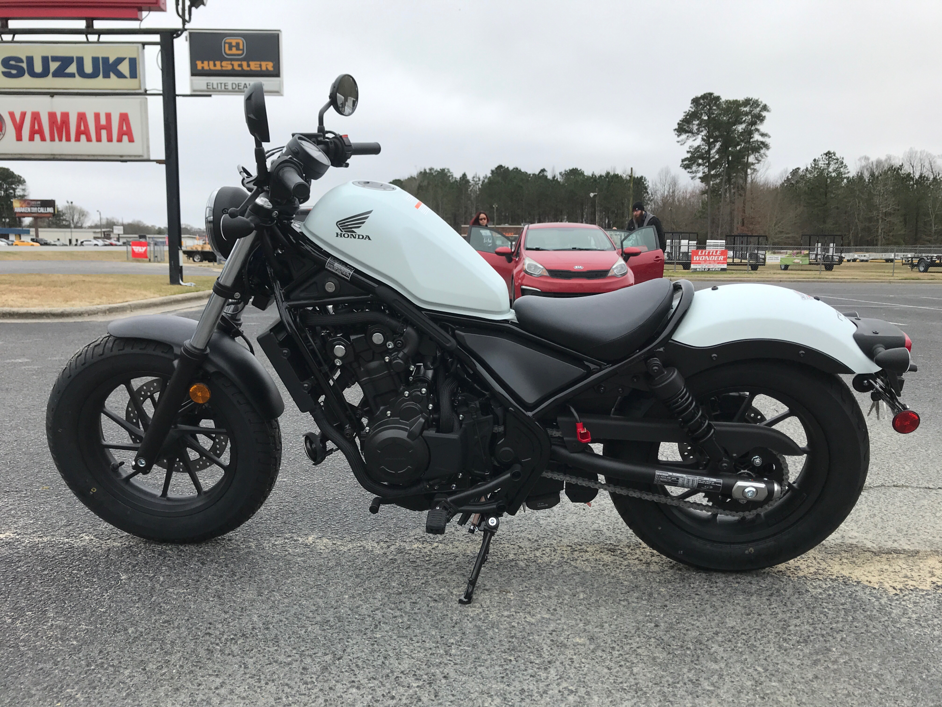 honda rebel headlight upgrade