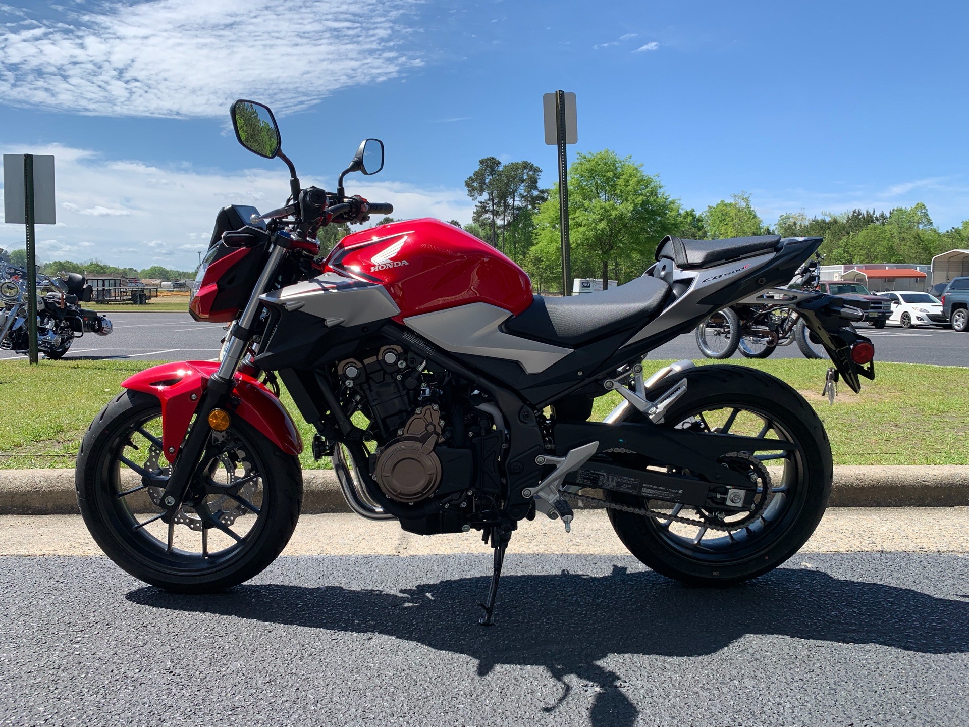 New 2019 Honda Cb500f Abs Motorcycles In Greenville Nc Stock Number Na